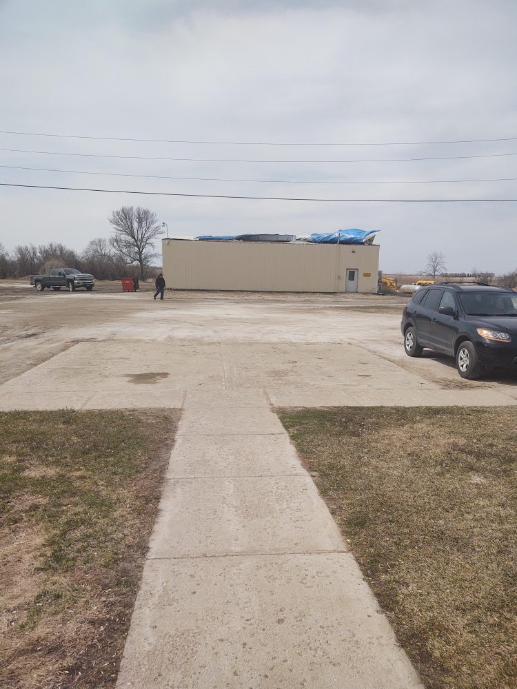 County shop Lansford, North Dakota SkySpy Photos, Images, Video