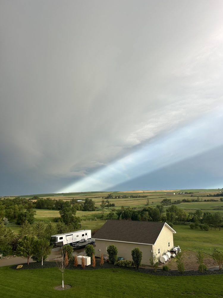 Sky After South Heart Storm SkySpy Photos, Images, Video