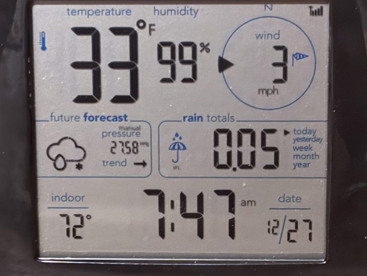 December rain on the roof - SkySpy Photos, Images, Video
